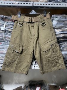 Zdc//CELANA ANAK TAKTIKAL PENDEK POLOS BWC//FREE SABUK//SIZE 4-10 TAHUN