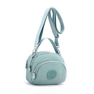 Handbag Womens Small Canvas Handbag Small Size Waterproof Oxford Cloth Messenger Bag 2024 New Arrival Shoulder Lady Mom