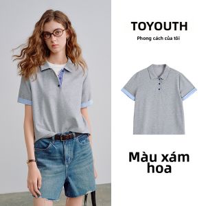 Toyouth | Áo Polo Carô Tay Lật Vintage