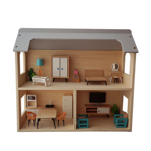Hi-Eun | Wooden Assembly Dollhouse for Children