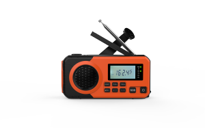 Solar Hand Crank Emergency Weather RadioSW/AM/FM Portable Radio with 3 LED Flashlight 4000mAh Power Bank Cellphone Charger
