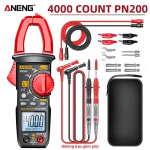 ANENG | Máy Đo Kẹp Điện Tử ANENG PN200 600A DC/AC Đồng Hồ Vạn Năng 4000 Số Đo Ampe Kế Đo Tần Số Điện Dung Điện Áp Không Tiếp Xúc (NCV) Dùng Cho Việc Sửa Chữa Điện DIY