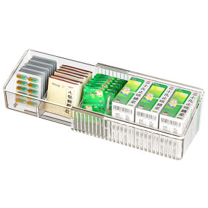 QIOEROUL | Medicine Organizer With Compartments Extendable
