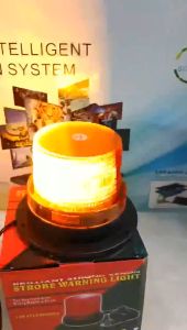 DIYMO LED Strobe Light Emergency Warning Flash Beacon Light with Magnetic Base for Truck Vehicle 12-24V