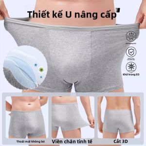 MONLEYTA | Quần lót cotton nguyên chất dùng một lần cho nam Quần lót du lịch cỡ lớn Quần lót ngắn dùng một lần không cần giặt Quần lót thoải mái