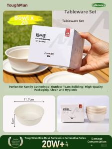 TAFUMAN | Eco-Friendly Biodegradable Tableware Set for Home and Outdoor Use