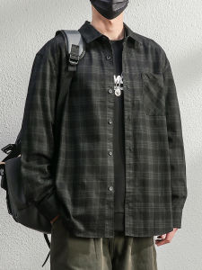 Áo Sơ Mi Nam Tay Dài Cotton Nguyên Chất Thời Trang Xuân Thu Phong Cách Mỹ Cổ Điển Thường Ngày Dài Thường Ngày Mùa Xuân