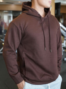 Sleeve Long Relaxed Loose Hood Running Fitness Hoodie
