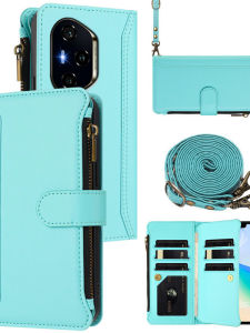 Honor 400 Phone Case Flip Cover Style Full Protection Anti-Fall Crossbody Wallet Type PU Material for Honor Magic7