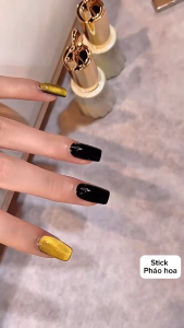 Stick Nail Phong Cách Tết Stick Pháo Hoa Lân-Rồng Thần Tài Tết May Mắn