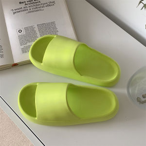 2021 New Style Womens Indoor Slippers Soft Bottom Anti-Slip Bathing Home Use Thick Bottom Summer Flats Korean Style EVA