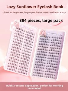 MONLEYTA | New Natural Looking Single Cluster False Eyelashes Self-Grafting Large Capacity Simulation Book Lazy Three-Step Upgrade