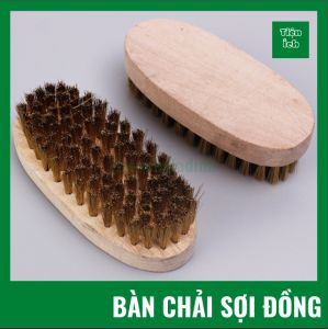Bàn Chải sợi Đồng Bàn Chải Đánh Rỉ Vệ Sinh Kim Loại Hình Tròn Bầu Dục Hình Chữ Nhật