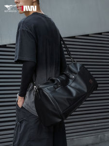 SEPTWOLVES | Leather Big Capacity Travel Bag Wet-Dry Separation