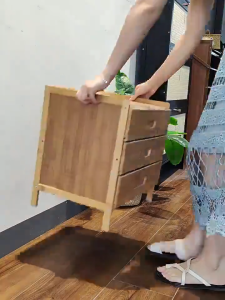 SUNNY BIERE Tủ đầu giường tre Tủ tre đầu giường Tủ đầu giường nhỏ gọn chất lượng cao đa năng