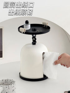 Luxury Tissue Box Holder Living Room Desktop Remote Control Storage Box Home Use Tea Table Organizer Elegant Shelf Storage Box