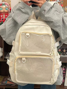 Túi Đeo Vai Đôi Thể Thao Dung Tích Lớn Thường Ngày Cho Học Sinh Túi Đựng Đồ Hội Chợ Hoạt Hình Có Lớp Giảm Đau