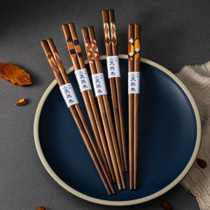 Bộ 10 Đôi Thìa Gỗ Hạt Anh Đào Cao Cấp Chống Trượt Thiết Kế Sáng Tạo Dùng Trong Gia Đình Thìa Một Người Một Đôi