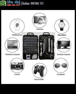 Bộ Vít Thép Hợp Kim Đa Năng 115 Món Cao Cấp Đài Loan Cho Sửa Chữa Điện Thoại/Laptop/Camera - TI0565