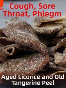 Dried and Aged Orange Peel For Chewing or Brewing