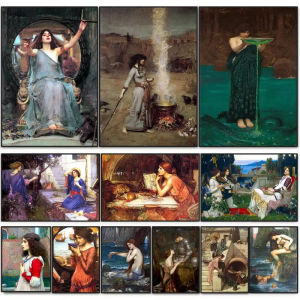 1000Pieces Jigsaw Puzzle John William Waterhouse Pre Raphaelite Magic Scene For Adults Perfect Gift For Art Lovers