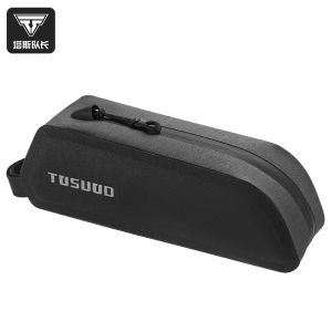 Captain Tass Bicycle Bag Front Beam Bag Mountain Bike Upper Tube Bag Waterproof Breaking Wind Large Capacity Road Bike Cycling Bag