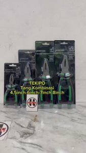 TANG KOMBINASI TEKIPO/LINESMAN PLIERS 45inch - 6inch- 7inch - 8inch TEKIPO TANG KOMBINASI Serbaguna