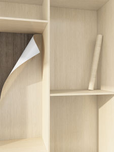 Miếng Dán Tường Dày Họa Tiết Gỗ Miếng Dán Tủ Quần Áo Miếng Dán Tủ Đựng Đồ Miếng Dán Bàn Làm Việc Sửa Đổi Màu Sắc Chống Thấm Nước Chống Ẩm Miếng Dán Tự Dính