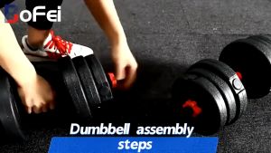 Dumbbells Pair Detachable 10KG 15KG 20KG 2 In 1 Barbell Set Gym Fitness Workout Equipment