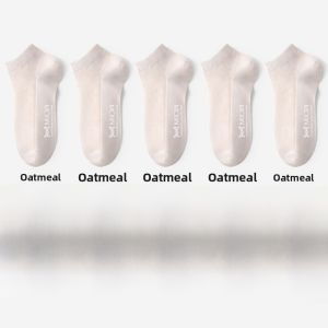 miiow | Cat Woman Summer Thin Cool Feeling Mid-Calf Socks Anti-Odor Antibacterial Sweat Absorbent Breathable Short Non-Slip Socks