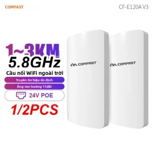 Cầu Nối Wifi Ngoài Trời COMFAST 5.8G 300M Bộ Mở Rộng Phạm Vi Xa Bộ Lặp Tín Hiệu Điểm Truy Cập AP Với Ăng-ten 12dBi Mạng Không Dây