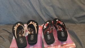 Sandal Wanita Carvil Anisa - L | Sandal Wedges Jepit Spons Wanita Perempuan Remaja Carvil