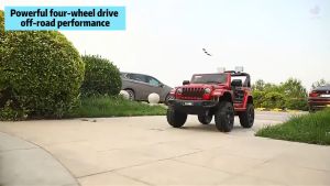 Rechargeable Electric Ride On Toy Cars for Kids (W/ Remote Control)