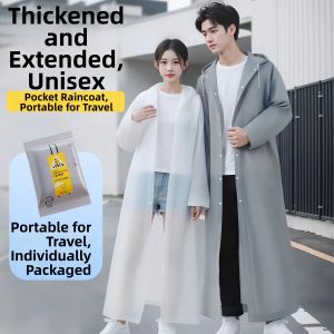 Disposible Waterproof Long Raincoat