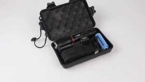Paket Senter LED XML T6 E17 COB dan baterai dan charger TaffLED
