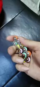 Rolling Sensory Fidget Toy Chain Bicycle Shape Fingertip Decompressor Stress Relief Finger Toys Portable Relaxing Toys for Home