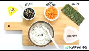 [8pcs/set] Creative DIY Cartoon Shaped Bento Rice Ball Mold 卡通造型便当饭团模具 (A)