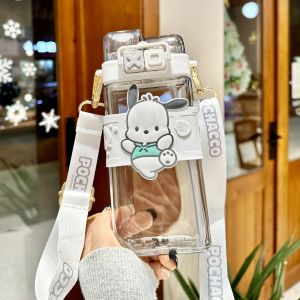 Ultraman Childrens Straw Cup School Specialty Kindergarten Summer Water Bottle Boys Primary School Double Drink Cup with Handle