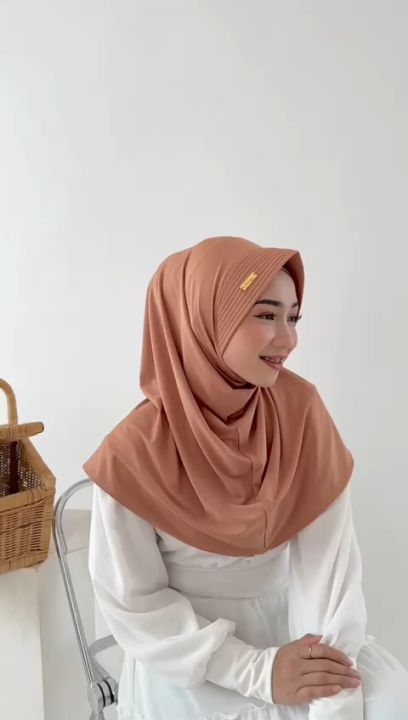 hijab bergo hamidah jersey