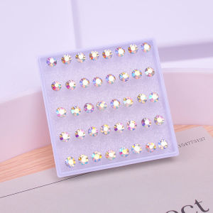 ต่างหูเพชรเทียมขนาดเล็กสำหรับผู้หญิง ไม่ทำจากโลหะผสม ไม่แพ้ ต่างหูแฟชั่น 2023 รุ่นใหม่ รุ่นไฮเอนด์ ต่างหูเพชรเทียม