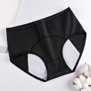 High Quality Pure Cotton before and after Leak-Proof Menstrual Period Panties High Waist Junior High School Girls Menstrual Period Underwear Plus Size 100.00kg Pants for Menstrual Period