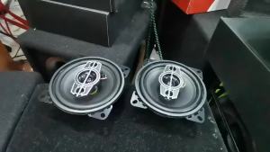 2 Pcs 6 Inch 4-Way Coaxial Car Speakers 350W Max Power Auto Audio Kit with Silk Dome Tweeters & Paper Cone for Sound Upgrade