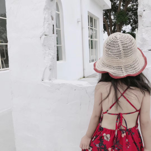 ชุดเดรสยาวผ้าชีฟองลายดอกไม้ฤดูร้อนสำหรับเด็กผู้หญิง ชุดเดรสชายหาด เสื้อกั๊ก ชุดเด็ก เสื้อผ้าเด็ก ชุดเดรสยาว ชุดเด็ก