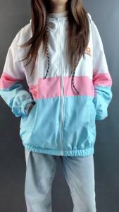 HOLDERS Windbreaker Jacket Tracktop Parasut Hoodie Casual Vintage Untuk Olahraga Running