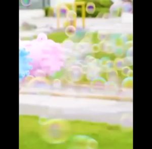 OLLYKIDS Mainan Pistol Gelembung MA13 Dream Bubble Guns Angel Tembakan Gelembung Sabun 10 Lubang