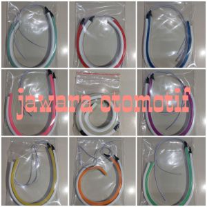 [satu pasang ] 2 picis lampu alis led slim flexibel 12v UK 30cm untuk motor nmax vario aerox beat mio
