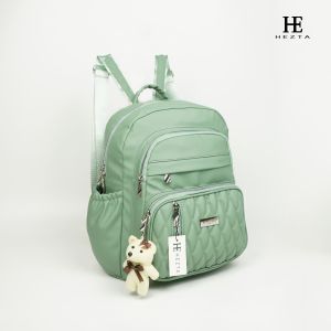 HEZTA Backpack Tas Ransel Wanita Tas Gendong Tas Sekolah Cewe Ukuran Besar Anti air