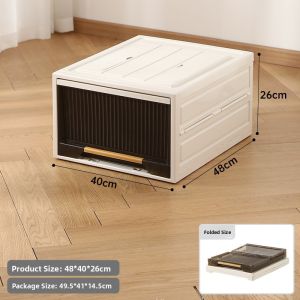 Foldable Drawer Storage Box for Home Clothes Closet