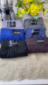 6 Pcs Maiko Cotton boxer brief for mens Random assorted colors Elastic boxer for menAdult boxer brief Menswear Mens underwear Plain boxer brief Mura na boxerComfort boxer brief