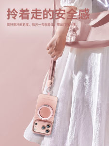 Fabiio Magnetic Absorption Silicone Phone Case for Apple 17Promax 16pm New Model Liquid Silicone Strap Luxury Fashion Art